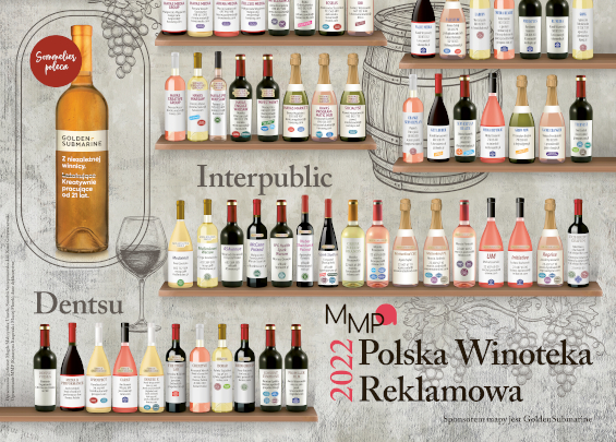 Mapa Polska Winoteka Reklamowa 2022